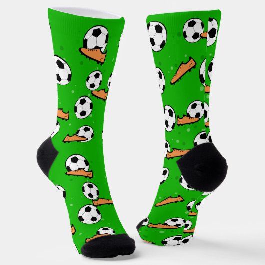 Voetbal ontwerp sokken (Gebogen)