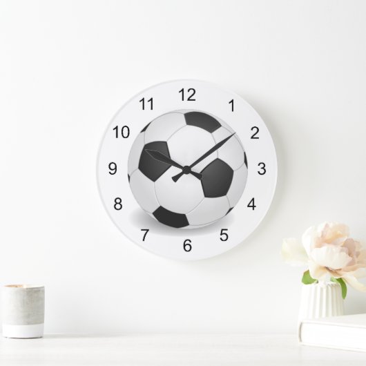 Voetbal ontwerpwandklok grote klok (Huis)