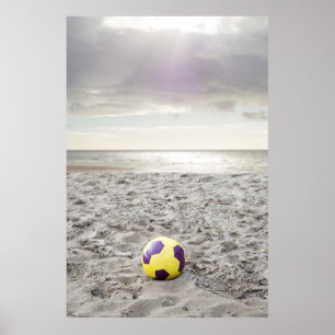 voetbal op balybunion poster