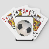 voetbal op creditcard pokerkaarten (Achterkant)