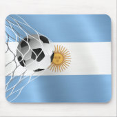 Voetbal op de Argentijnse vlag Muismat (Voorkant)