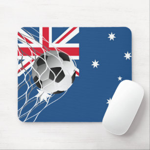 Voetbal op de Australische vlag Muismat