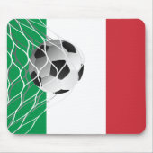 Voetbal op de Italiaanse vlag Muismat (Voorkant)