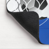 Voetbal op de Nederlandse vlag Muismat (Hoek)