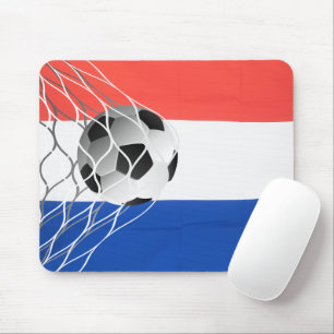 Voetbal op de Nederlandse vlag Muismat
