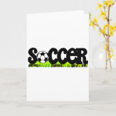 Voetbal (op Gras) Kaart (Gele Bloem)