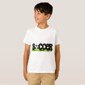 Voetbal (op gras) t-shirt (Voorkant volledig)