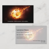 Voetbal op het Visitekaartje van de Football lak (Voorkant / Achterkant)