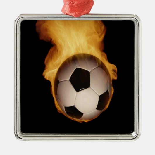 Voetbal op Ornament tegen brand (Voorkant)