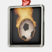 Voetbal op Ornament tegen brand (Links)