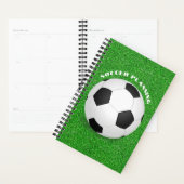 Voetbal op veld planner (Display)