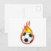 Voetbal op Vuur Briefkaart (Voorkant / Achterkant)