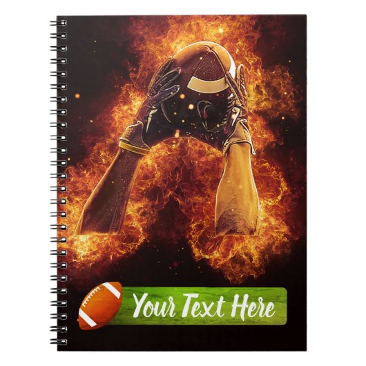 Voetbal op Vuur Notitieboek (Voorkant)