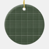 Voetbal op Wedstrijddag Keramisch Ornament (Achterkant)