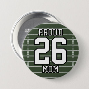 Voetbal op Wedstrijddag Ronde Button 7,6 Cm