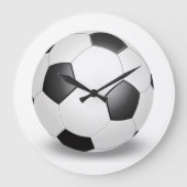 Voetbal op Wit Grote Klok (Voorkant)