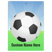 voetbal op zondag klembord (Achterkant)