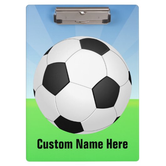 voetbal op zondag klembord (Voorkant)