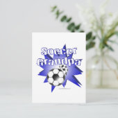 Voetbal Opa Briefkaart (Staand voorkant)