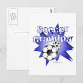 Voetbal Opa Briefkaart (Voorkant / Achterkant)