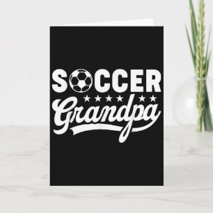 Voetbal Opa Grappig Sport Papa Vintage Humor  Kaart