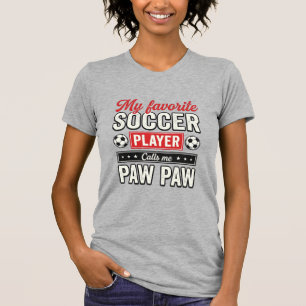 Voetbal Opa Opa Vintage Speler Opa Shirt Ontwerp