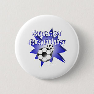 Voetbal Opa Ronde Button 5,7 Cm