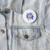 Voetbal Opa Ronde Button 5,7 Cm (In situ)