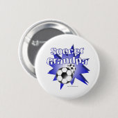 Voetbal Opa Ronde Button 5,7 Cm (Voorkant /achterkant)