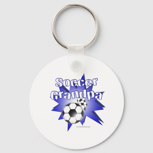 Voetbal Opa Sleutelhanger (Voorkant)