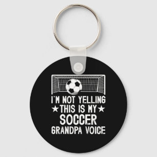 Voetbal Opa Stem Opa Van Een Voetballer Opa Sleutelhanger