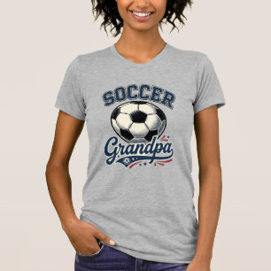 Voetbal Opa Vintage Gravure Shirt Ontwerp_1