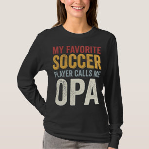 Voetbal Opa Vintage Typografie Shirt Ontwerp_1