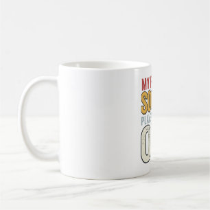 Voetbal Opa Vintage Typografie Shirt Ontwerp_1 Koffiemok