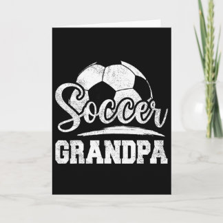 Voetbal Opa Voetbalspeler Wedstrijd Dag Vaderdag Kaart