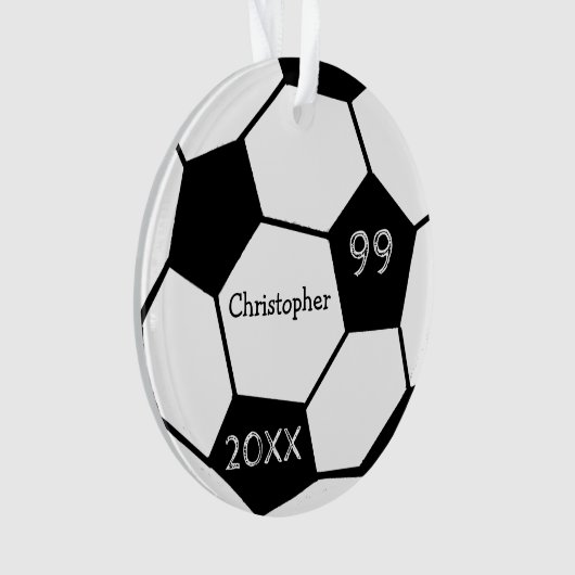 Voetbal Ornament (voorkant)