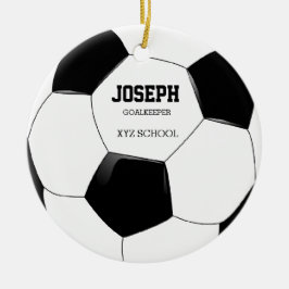 Voetbal ornament