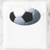 Voetbal Ovale Sticker (Tas)
