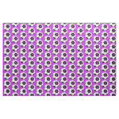 voetbal Paars monogram patroon Stof (Yard (91,4 cm))