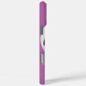 Voetbal, Paarse, persoonlijke naam Case-Mate iPhone Case (Achterkant / Rechts)