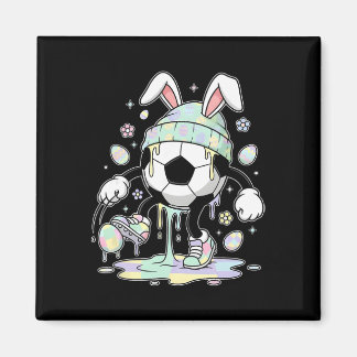 Voetbal Paashaas Ei Drip Ijs Kinderen Jongens Gi Magneet