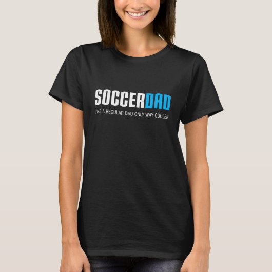 Voetbal Pap Grappig Schattige Vaderdag Gift T-shirt (Voorkant)