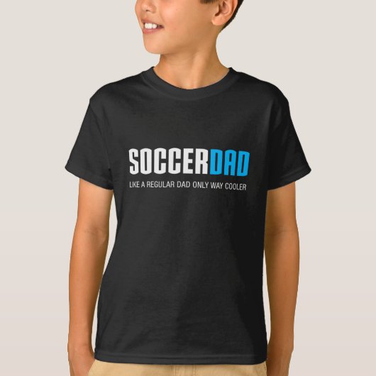 Voetbal Pap Grappig Schattige Vaderdag Gift T-shirt (Voorkant)