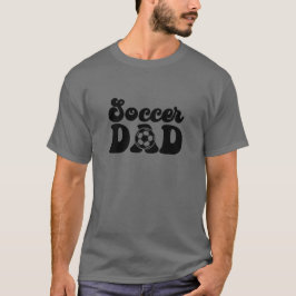 Voetbal Papa Gepersonaliseerd Voetbal Papa Gift T-shirt