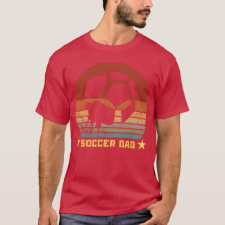 Voetbal Papa Grappig Voetbal Liefhebber Papa Papa T-shirt