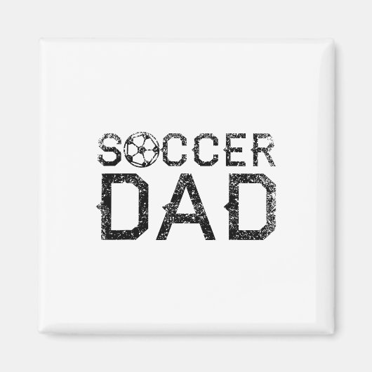 Voetbal Papa Speler Papa Vader 1 Magneet (Voorkant)