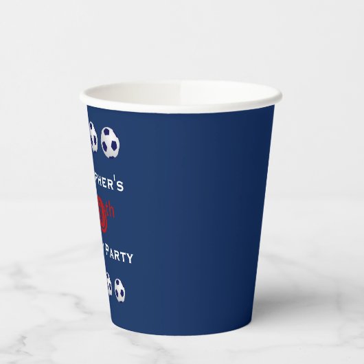 Voetbal Paper Cups, 60e verjaardag Party Paper Cup Papieren Bekers (Links)