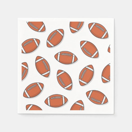 Voetbal Papier Servet (Voorkant)