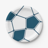 Voetbal Papieren Bordje (Voorkant)