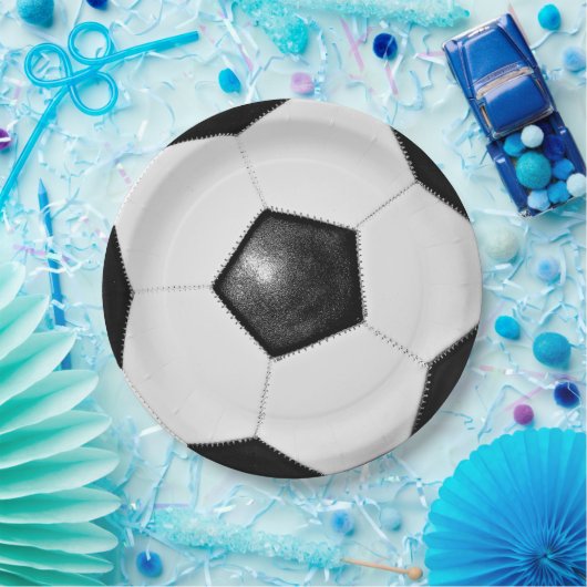 Voetbal Papieren Bordje (Feest)